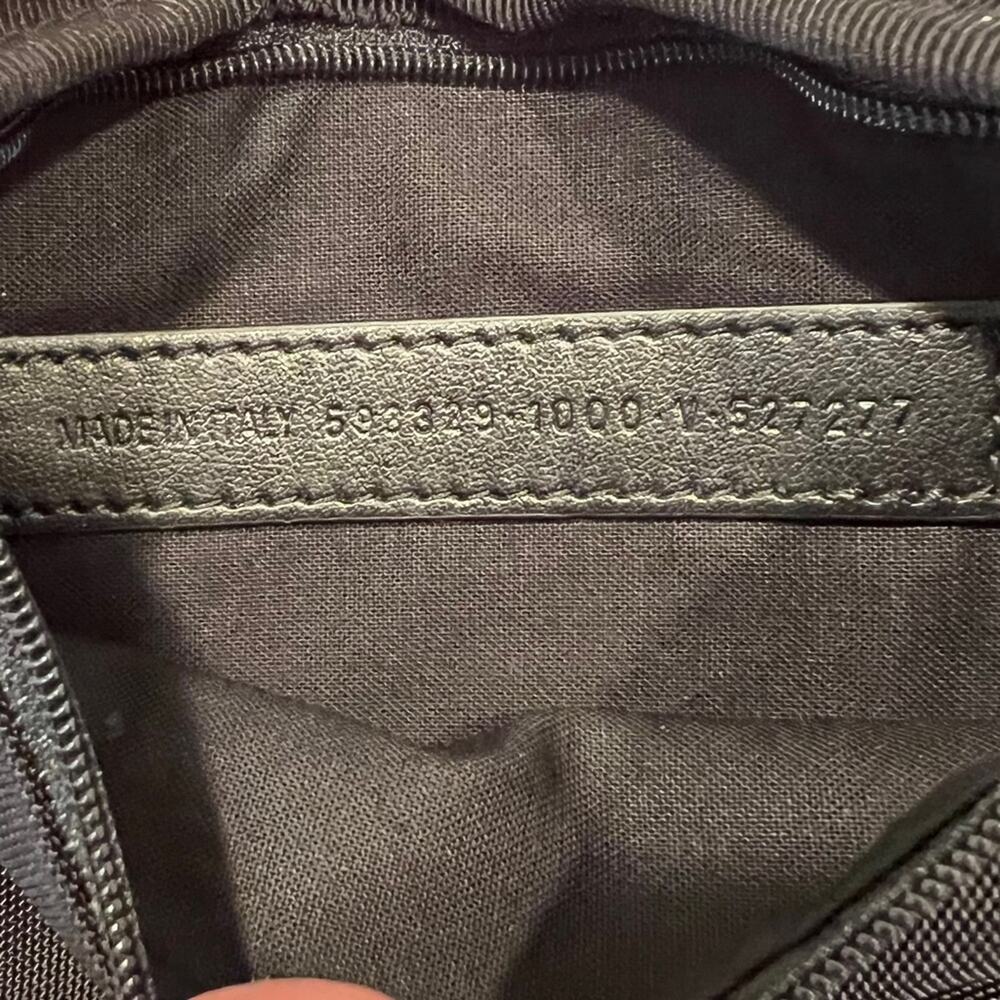 Balenciaga Explorer Crossbody Messenger Bag Nylon Black NWT AUTHENTIC fruit logo - Picture 7 of 7